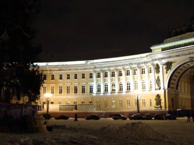 The Alexander Column, Winter Palace  S.P. Russia