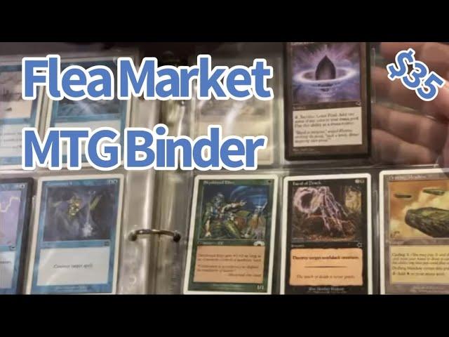 Flea Market Vintage MTG Binder