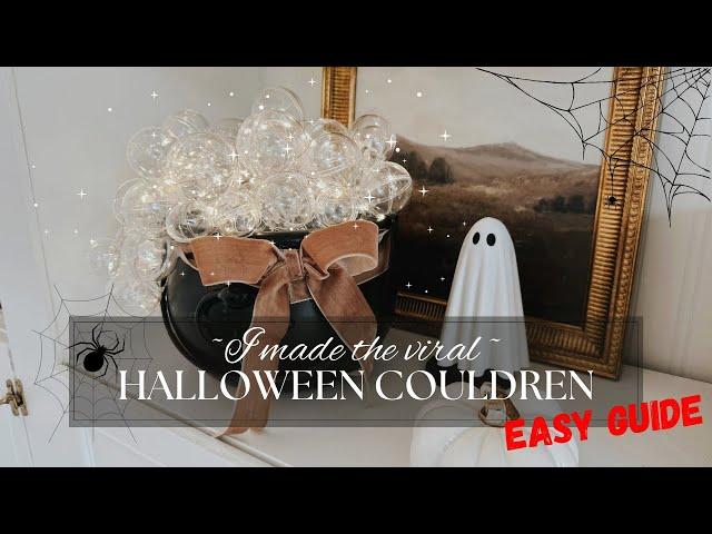 I Made The Halloween Viral Bubbling Cauldron - Budget Craft Decor