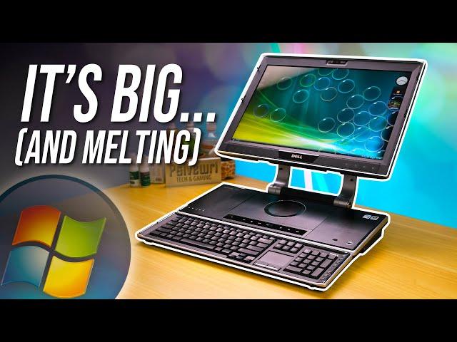 Using Dell's INSANE 20" Laptop From 2006! XPS M2010