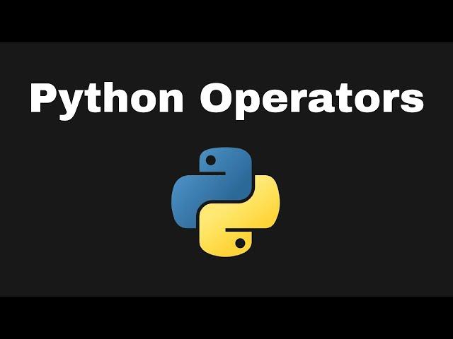 Python Fundamentals: Operators