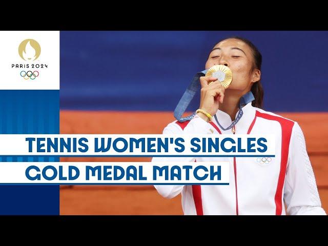 Qinwen Zheng wins gold in women's tennis singles  |  Paris 2024 highlights