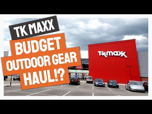 TK MAXX HAUL! Budget outdoor, wild camping and backpacking gear! (Regatta, Trespass)