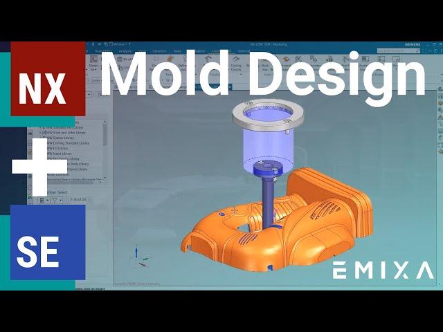 Siemens NX & Solid Edge - Mold Design Demonstration