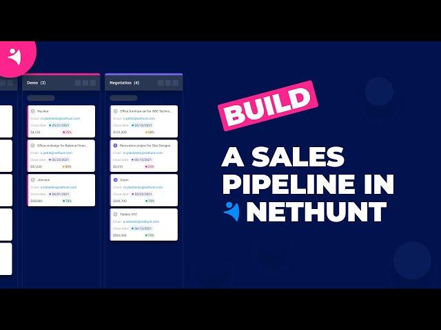 Explore NetHunt CRM: How to Build a Sales Pipeline