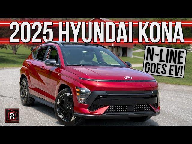 The 2025 Hyundai Kona N-Line Is An Affordable Small Sporty SUV That Is Discreetly Electric