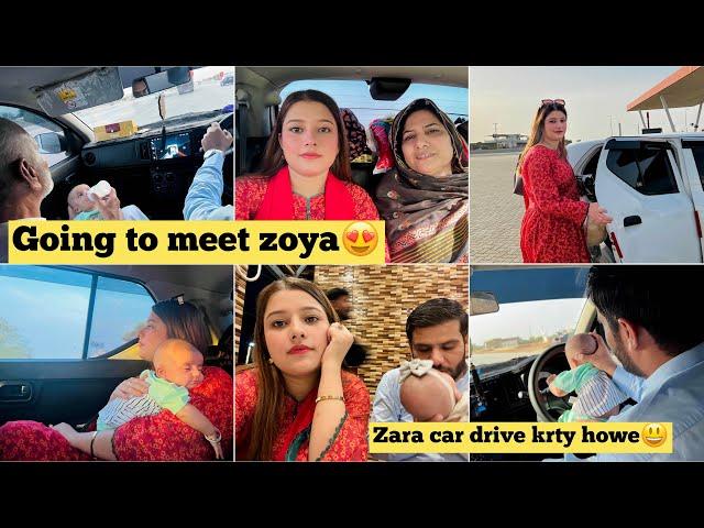 Going to meet zoya| Finally hum sab ik sath ja rhy hain