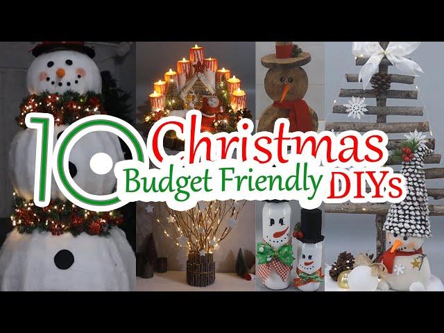 Budget-Friendly Christmas Crafts: 10 DIY Decor Ideas for the Holidays