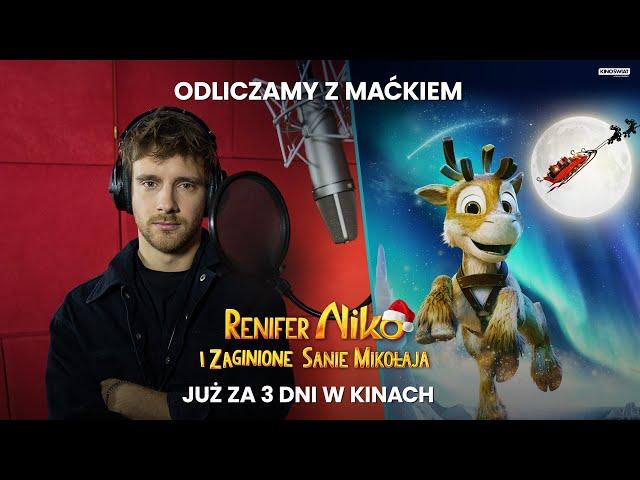 RENIFER NIKO I ZAGINIONE SANIE MIKOŁAJA | 3 dni do premiery! | Kino Świat