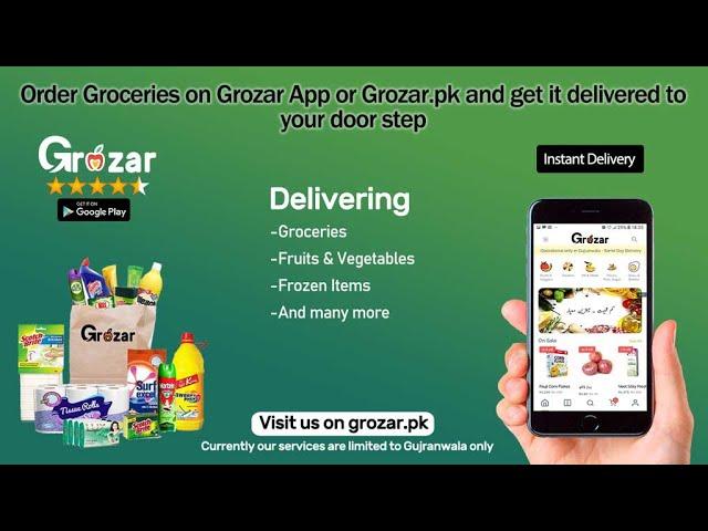 Shop Online in Pakistan on Grozar App or Grozar.pk