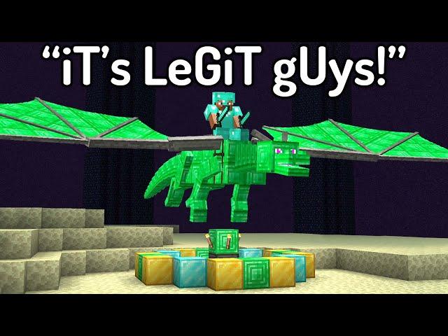 The FUNNIEST FAKE Minecraft Speedruns EVER