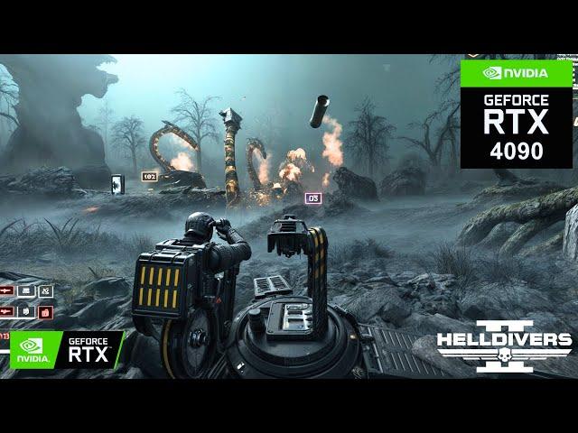 HELLDIVERS 2: ANTI-TANK EMPLACEMENT on RTX 4090 24GB (4K Maximum Graphics)