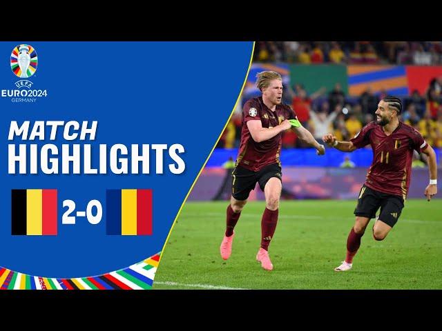 Belgium vs Romania | 2-0 | Highlights | Euro 2024 Highlights | kevin de bruyne goal