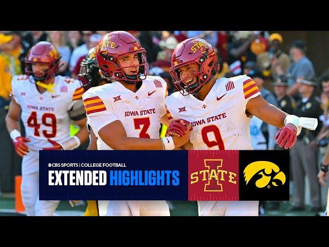 Iowa State vs. Iowa FULL HIGHLIGHTS | B1G on CBS | College Football