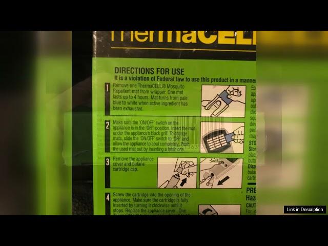 ThermaCell Mosquito Repellent Refills New Unopened Butane & 3 Repellent Mats Review