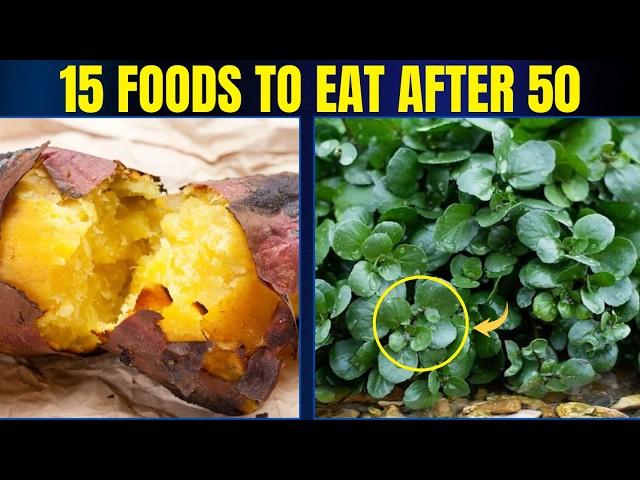 Top 15 Foods To Eat After 50 | Live Healthy Over 50 (Anti Aging Foods)