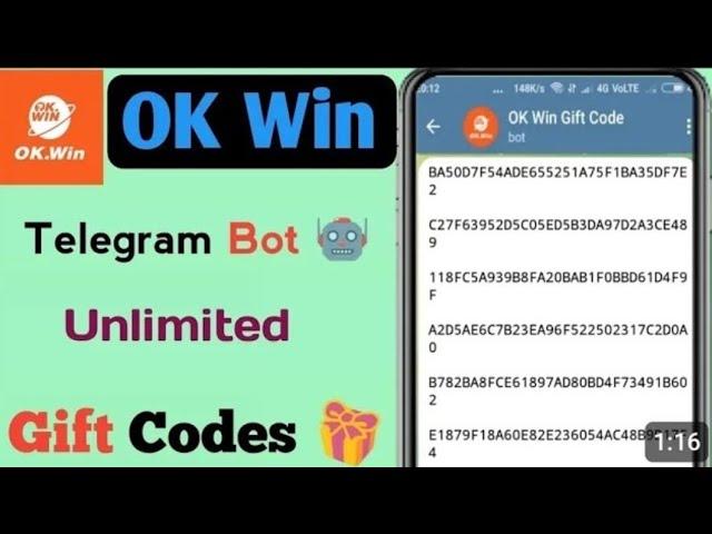 | ok win gift code Telegram channel | Ok win gift code Telegram bot | ok win diposit not received 