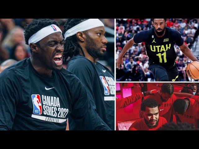 REACTING TO RAPTORS DOMINATE UATH JAZZ IN SEASON OPENER! 114-82 Chris Boucher Double Double!