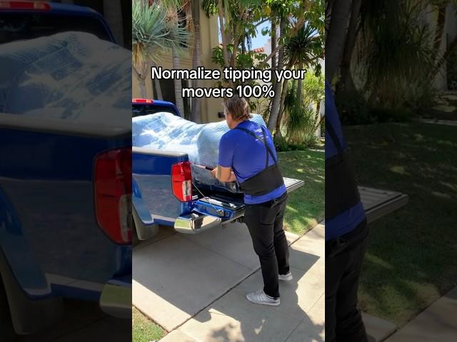 Holding space for everyone who tips their #movers 🫶 Lugg On-Demand Moving and Furniture Delivery
