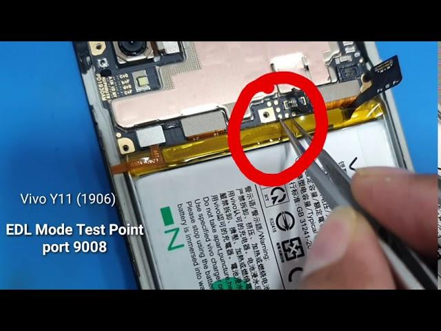  Vivo Y11-1906 | Edl Mode 9008 | Test Point | Pinout | For Screen lock & FRP Remove 