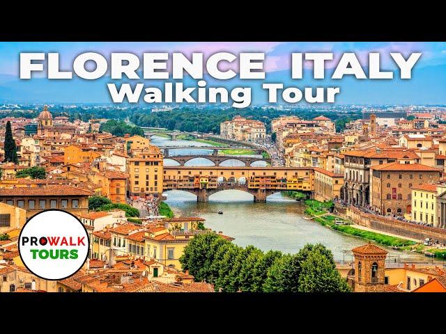 Florence, Italy Walking Tour - NEW - 4K with Captions: Prowalk Tours