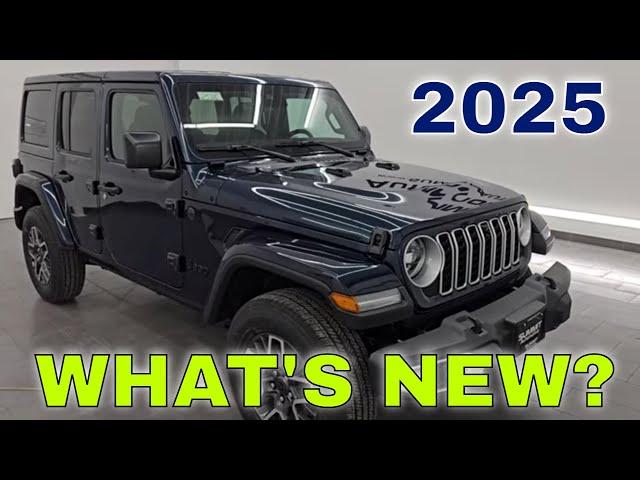 2025 JEEP WRANGLER SAHARA 4 DOOR NEW COLOR WHAT ELSE IS NEW?25J16