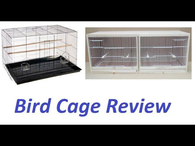 I take a look at 2 Bird Cages - Finca Pequeno and a wooden double breeding cage