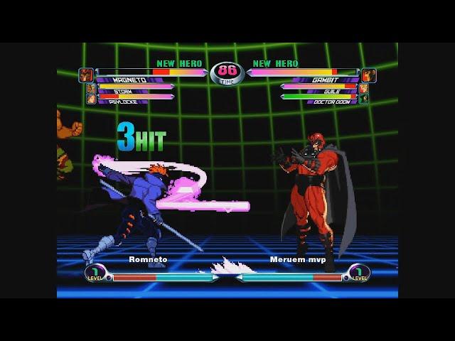 MvC2: Gambit OCV (Capone) vs MSP (Romneto) .12.11.20:.