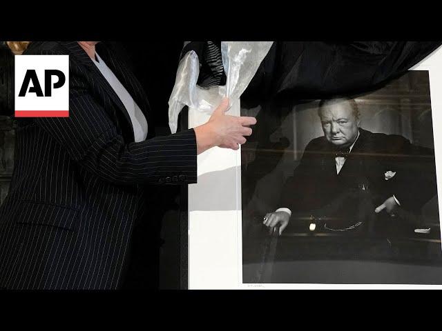 Winston Churchill's 'Roaring Lion' portrait handed over to Canadian authorities