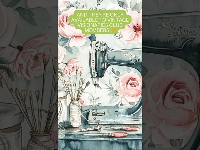 Check out these exclusive square vintage watercolor papers 