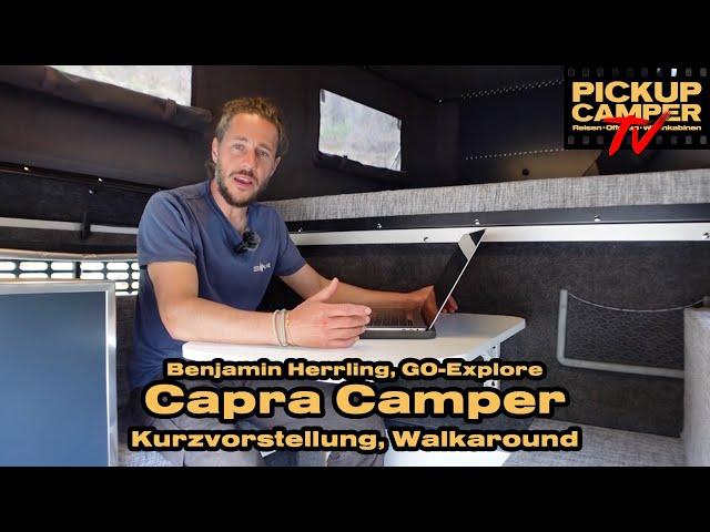 PICKUP CAMPER tv: Kabinenvorstellung Capra Camper durch Benjamin Herrling