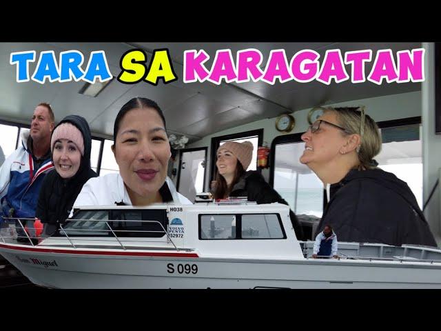 TARA SAMAHAN NATIN SI JOHN SA BOAT WITH MEL AND ABBY ANG JOWA NI TOM