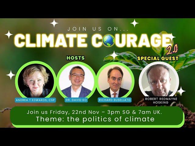 Climate Courage: the politics of climate