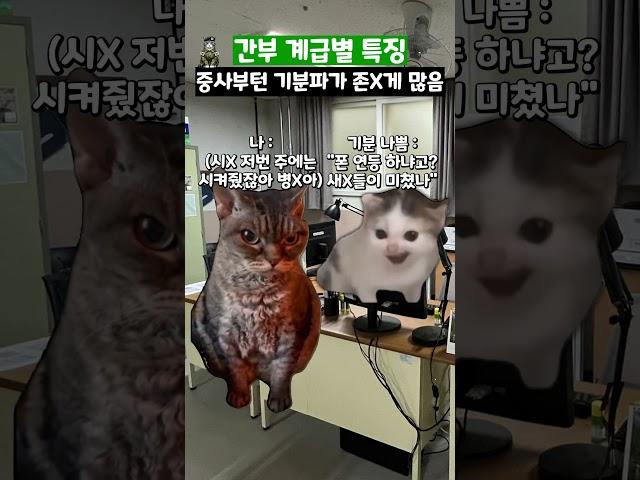 간부 계급별 특징 #shorts #군대