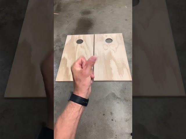 Diy cornhole boards for summer fun #cornhole #summer #yardgames #diy