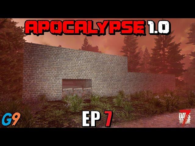 7 Days To Die - Apocalypse 1.0 - EP7 (First Horde Won't Stop Coming)