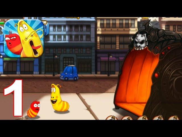 Larva Heroes Lavengers: Gameplay Walkthrough Part 1