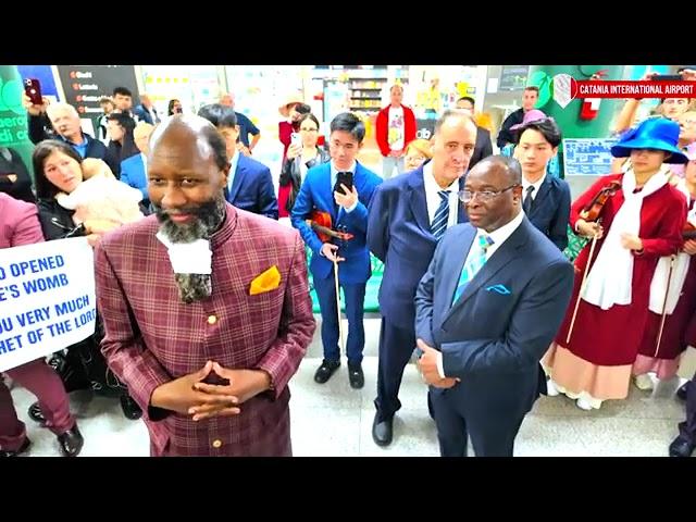 THE GRAND ARRIVAL & RECEPTION OF THE MIGHTIEST PROPHETS OF THE LORD IN CATANIA, ITALY!!!