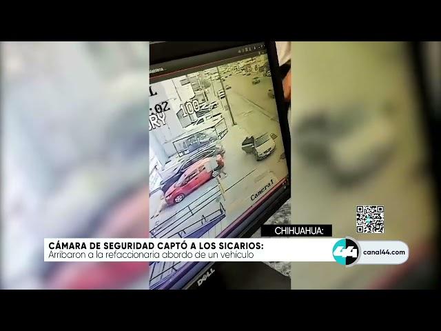 Cámara de seguridad captó a los sicarios