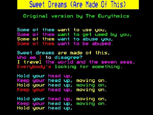 BBC Micro Music Demo - Sweet Dreams