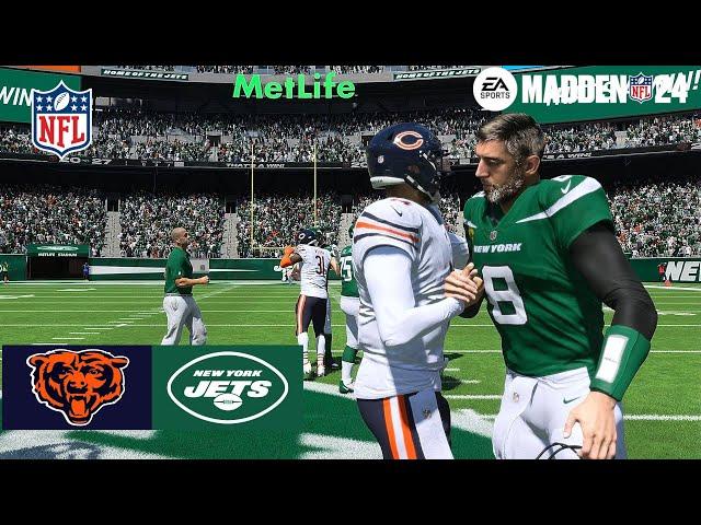 Madden 24 Keenan Allen Bears vs Mike Williams Jets (2025 Updated Roster) 2024 Sim PS5 4K Game Play