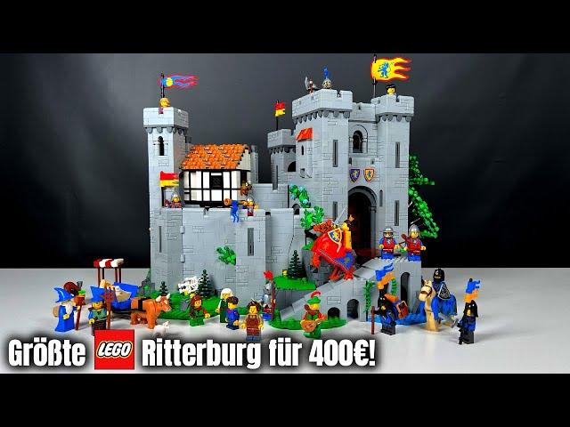 Dafür wollen sie 400€ haben... | LEGO 18+ 'Burg der Löwenritter' Review! | Icons 10305