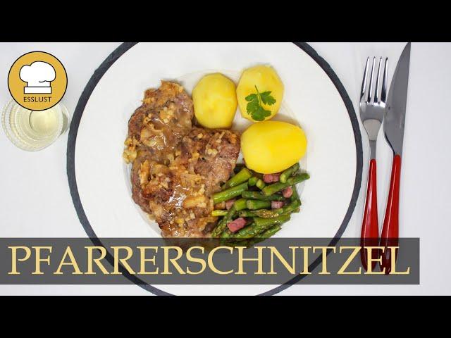 Zartes PFARRERSCHNITZEL mit feiner Sauce