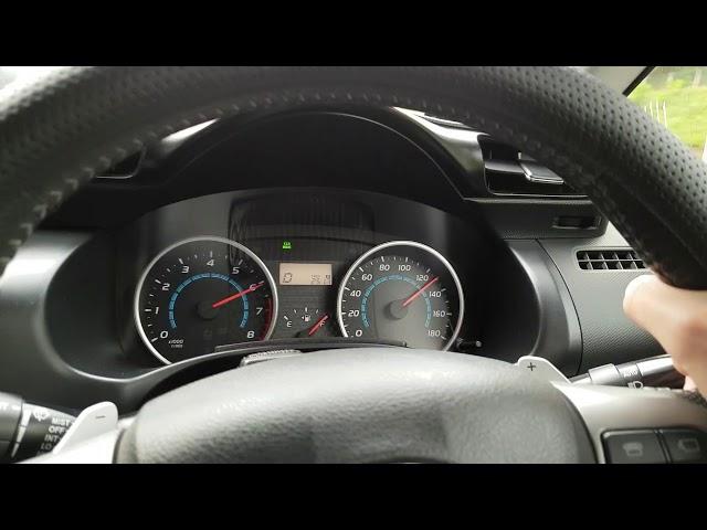 New Toyota Wish top speed test in eco mode (ZGE20)