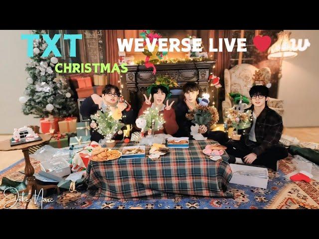 (Eng Sub)TXT CHRISTMAS WEVERSE LIVE해피 홀리데이(12.24.24) #tomorrow_x_together #christmas #weverselive