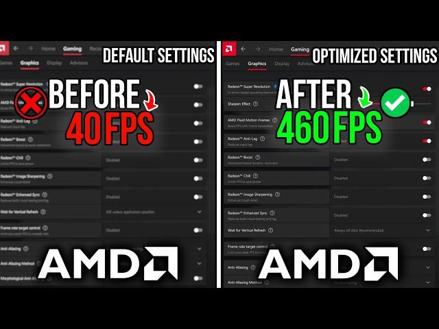 AMD RADEON SETTINGS: BEST AMD SETTINGS To Boost FPS For Gaming & Performance - Updated 2024!