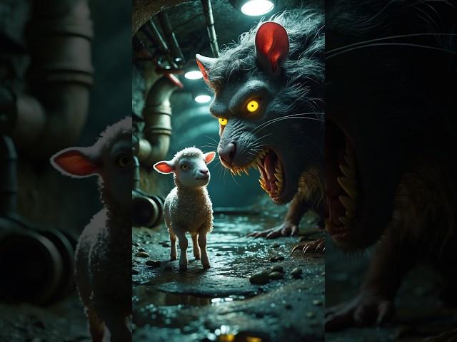 A Lamb and God Saved a Baby from Sewer Rats in America #Lamb #Jesus #Baby #Rescue #Shorts