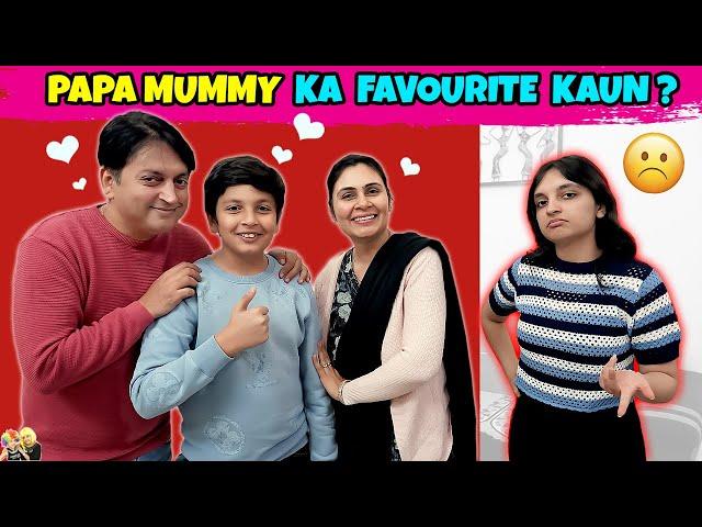 PAPA MUMMY KA FAVOURITE KAUN | Aayu and Pihu Show