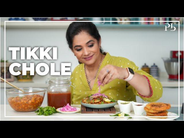 Tikki Chole Chaat: The Ultimate Indian Street Food! I टिक्की छोले चाट I Pankaj Bhadouria