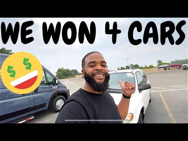 I WON 4 CARS AT AUCTION | PICKING UP 4 CARS FROM AUCTION